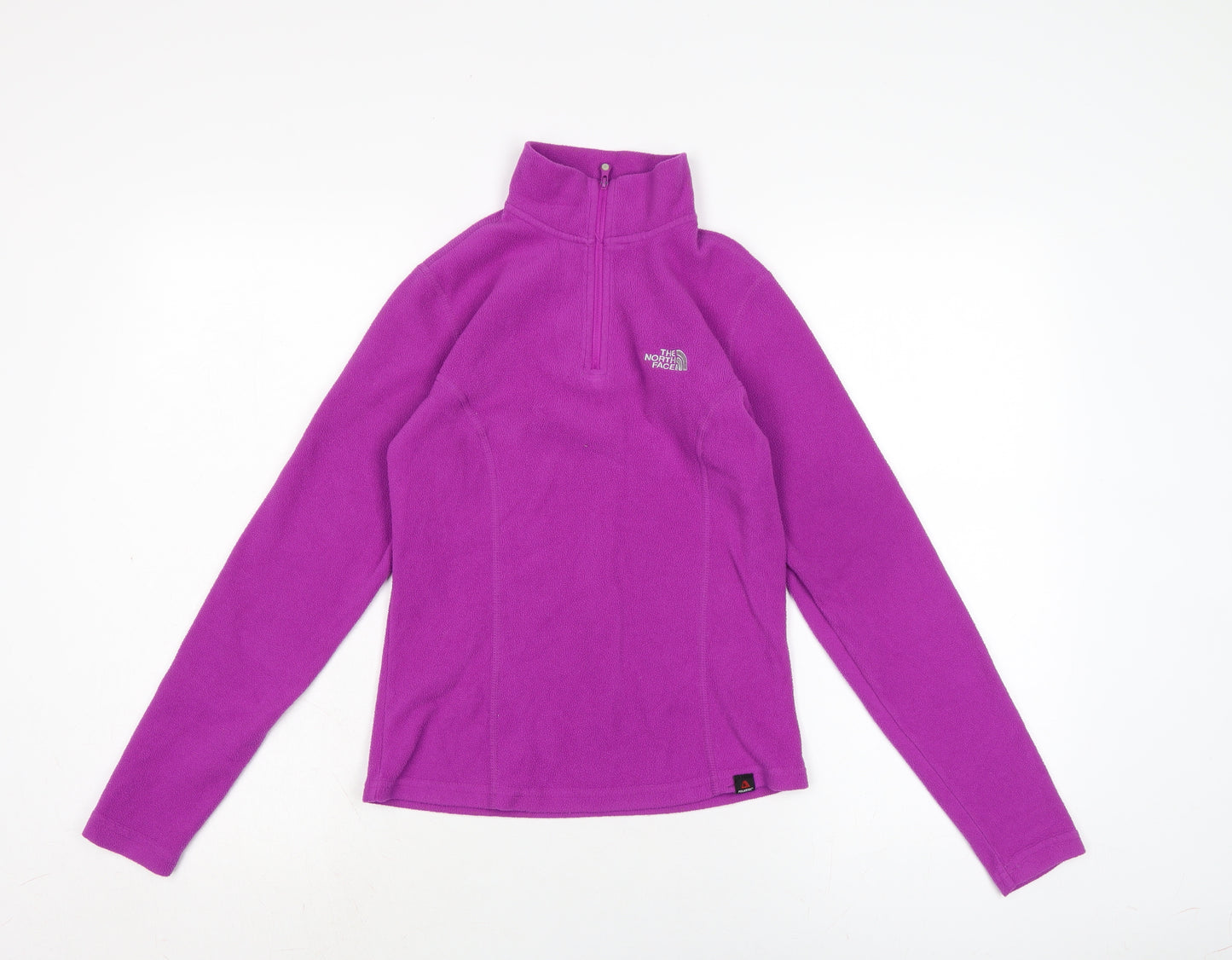 The North Face Womens Purple Mock Neck Polyester Pullover Jumper Size XS