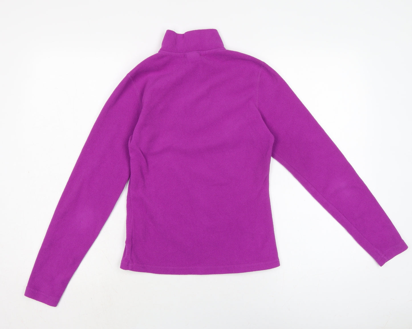 The North Face Womens Purple Mock Neck Polyester Pullover Jumper Size XS