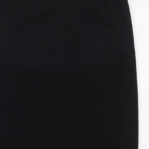 JoJo Maman Bébé Womens Black Polyester Straight & Pencil Skirt Size 8