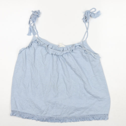 Heritage Falmer Womens Blue Polyester Basic Tank Size 12 Round Neck
