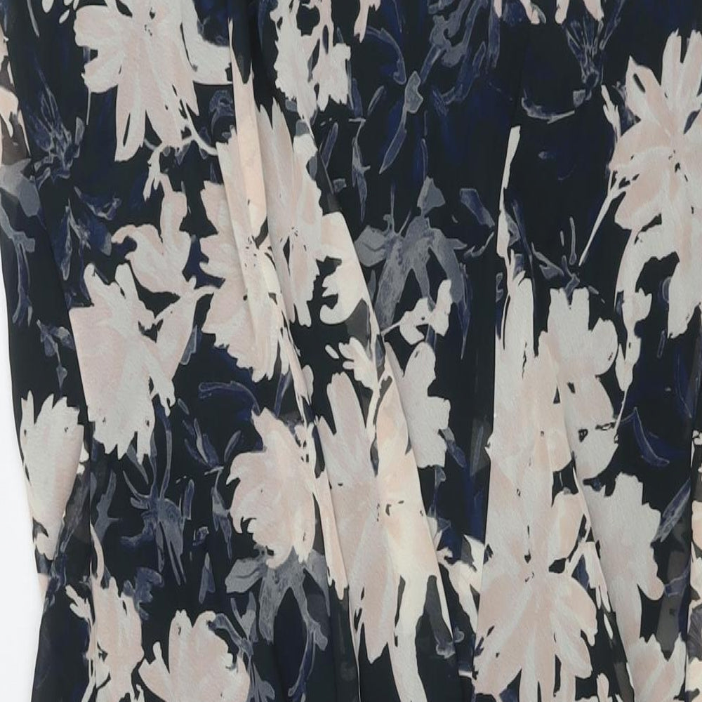 Julipa Womens Multicoloured Floral Polyester Fit & Flare Size 20 Round Neck Pullover