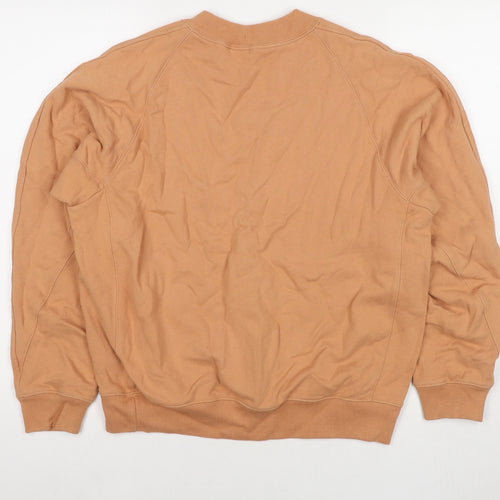 Uniqlo Mens Beige Cotton Pullover Sweatshirt Size M