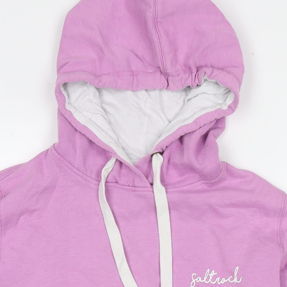 Saltrock Womens Purple Cotton Pullover Hoodie Size 10 Pullover