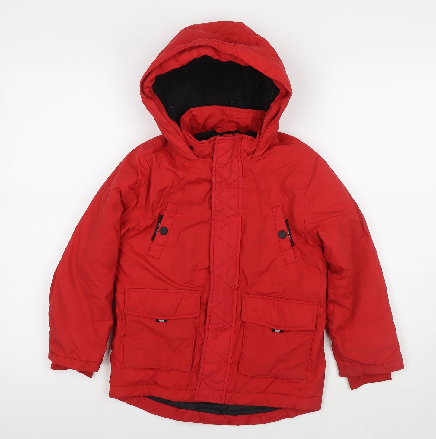 Marks and Spencer Boys Red Jacket Size 5-6 Years Zip