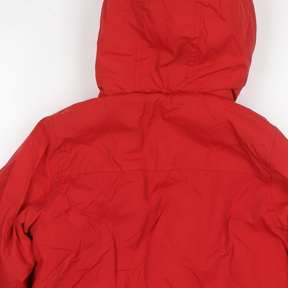 Marks and Spencer Boys Red Jacket Size 5-6 Years Zip