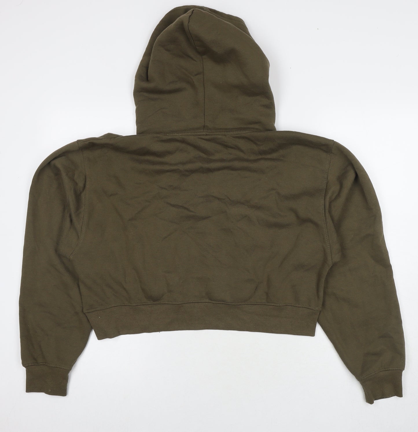 Pull&Bear Womens Green Cotton Pullover Hoodie Size XL Pullover