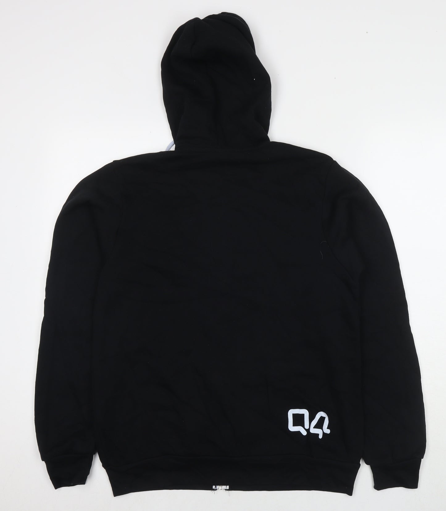 Bella&Canvas Mens Black Cotton Full Zip Hoodie Size M - Where the market connects.