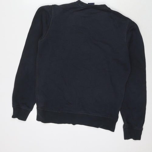 Nike Mens Black Cotton Pullover Sweatshirt Size S