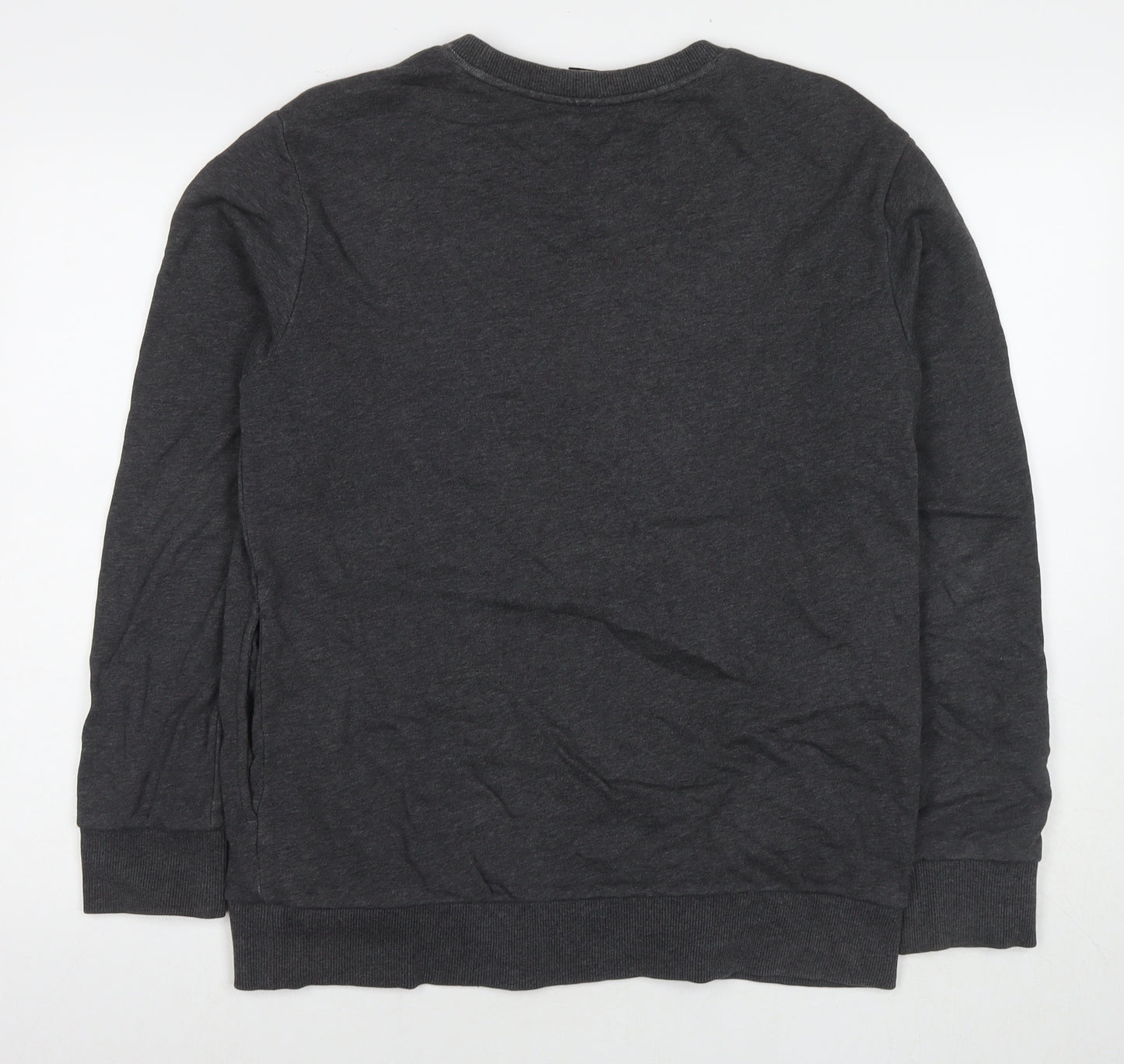 Mtee Mens Grey Cotton Pullover Sweatshirt Size XL - Hotdog