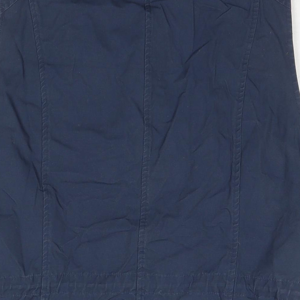 Orvis Womens Blue Gilet Waistcoat Size M Zip