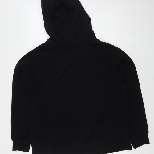 NEXT Womens Black Cotton Pullover Hoodie Size L Pullover