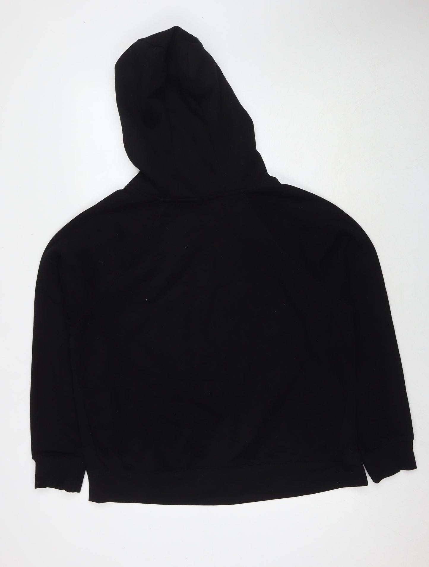NEXT Womens Black Cotton Pullover Hoodie Size L Pullover