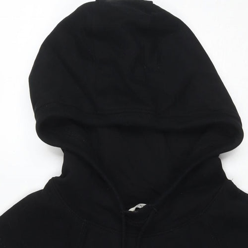 NEXT Womens Black Cotton Pullover Hoodie Size L Pullover