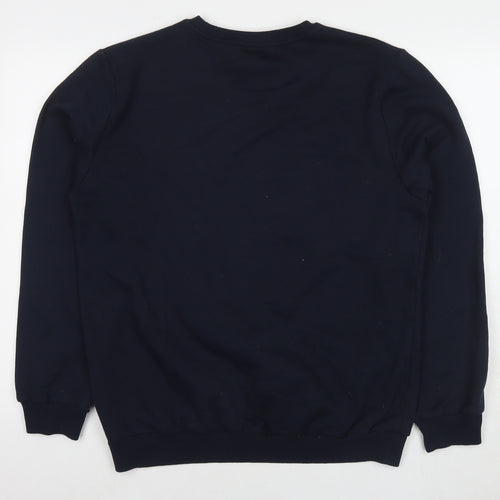 The Grinch Mens Blue Cotton Pullover Sweatshirt Size M - The Grinch Christmas