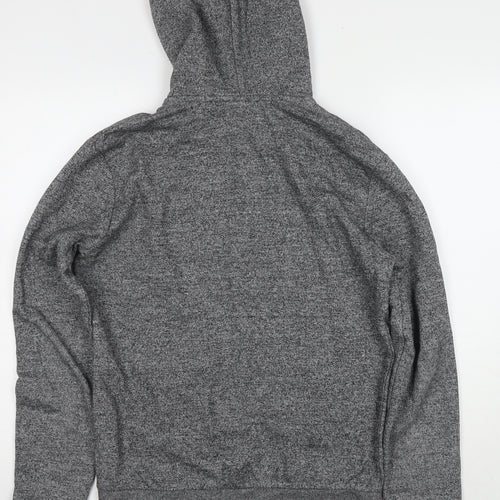 Divided by H&M Mens Grey Cotton Full Zip Hoodie Size S
