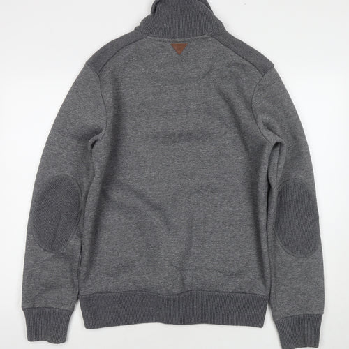 Voi Jeans Mens Grey Cotton Pullover Sweatshirt Size L