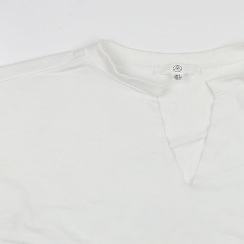 Missguided Womens White Polyester Pullover Sweatshirt Size 6 Pullover