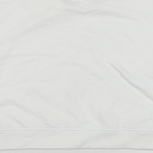 Missguided Womens White Polyester Pullover Sweatshirt Size 6 Pullover