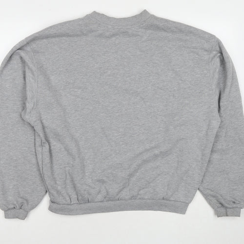 Tala Womens Grey Cotton Pullover Sweatshirt Size M Pullover - Logo