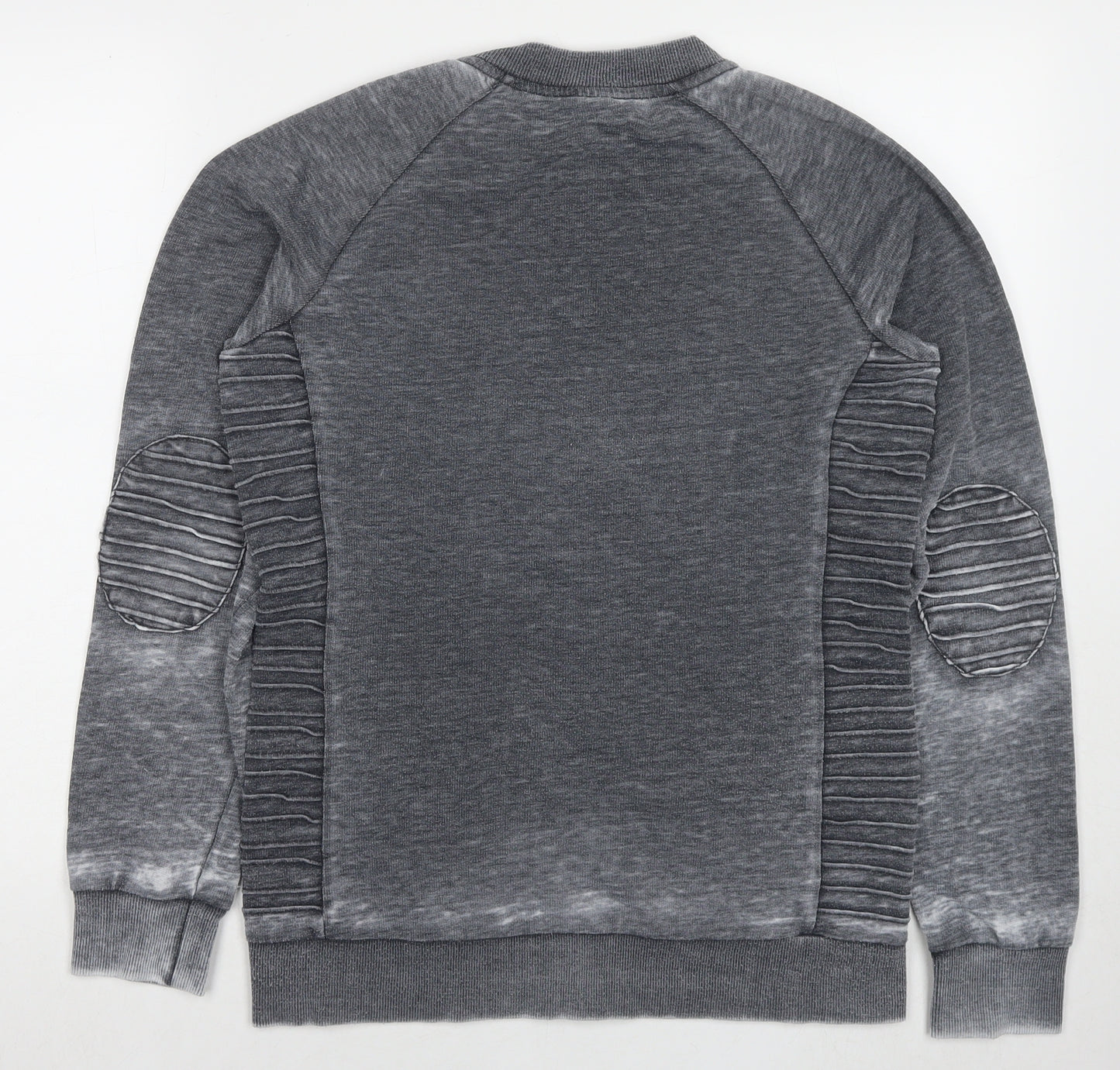 Cup2 Mens Grey Polyester Full Zip Sweatshirt Size M