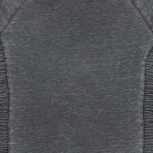 Cup2 Mens Grey Polyester Full Zip Sweatshirt Size M