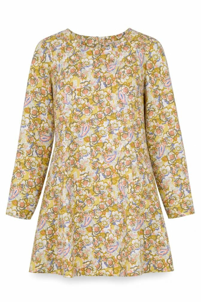 Front view of Marks & Spencer women’s multicoloured polyester a-line, size UK 12, round neck - limited edition