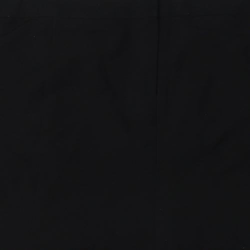essence Womens Black Polyester A-Line Skirt Size 22 Zip