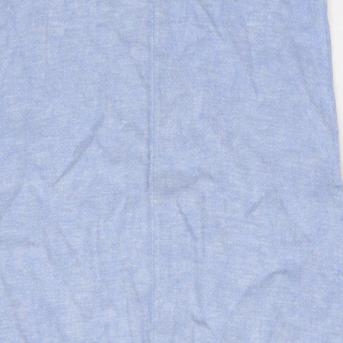 Marks and Spencer Womens Blue Flax A-Line Size 8 Scoop Neck
