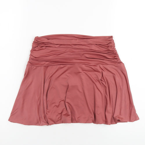 Nasty Gal Womens Pink Polyester Mini Skirt Size 10