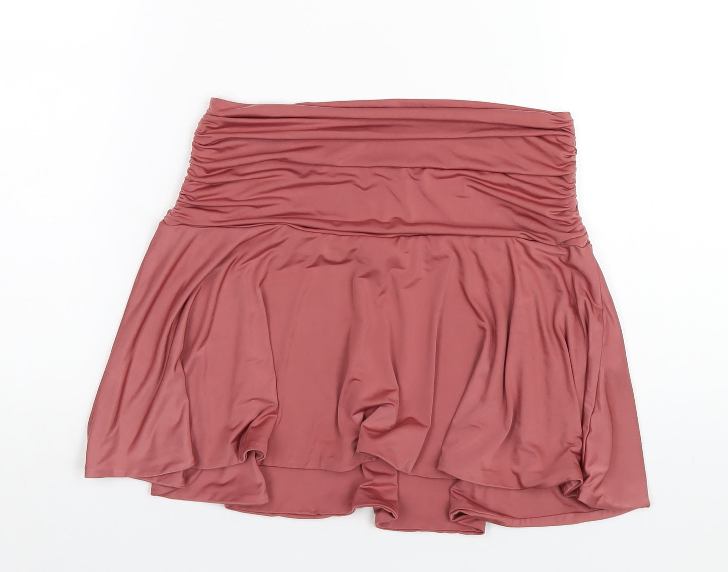 Nasty Gal Womens Pink Polyester Mini Skirt Size 10