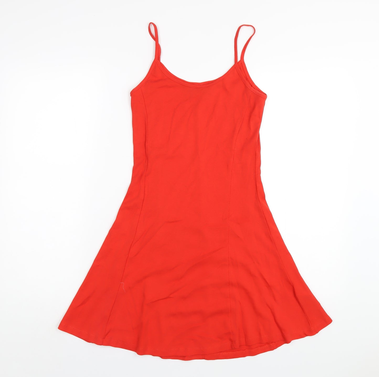 New Look Girls Red Cotton A-Line Size 12-13 Years Scoop Neck Pullover