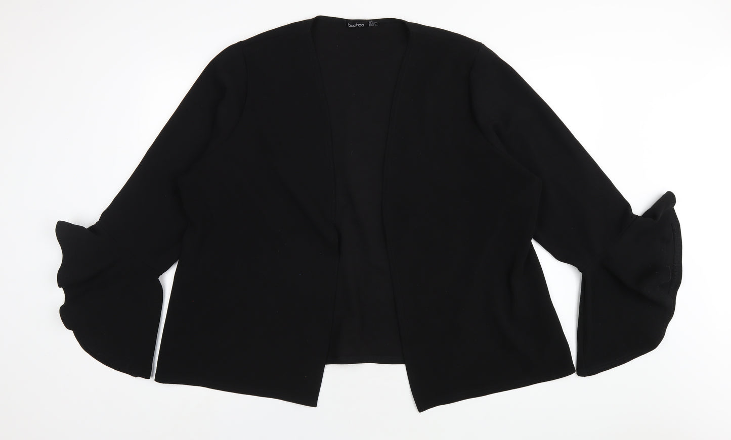 Boohoo Womens Black Jacket Size 22