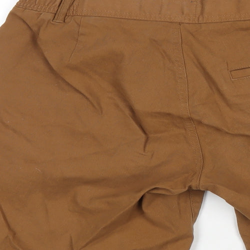 Joules Mens Brown Cotton Bermuda Shorts Size 32 in L9 in Regular Zip