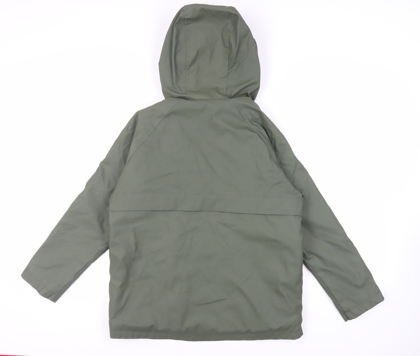 Zara Boys Green Jacket Size 11-12 Years Zip - Hooded