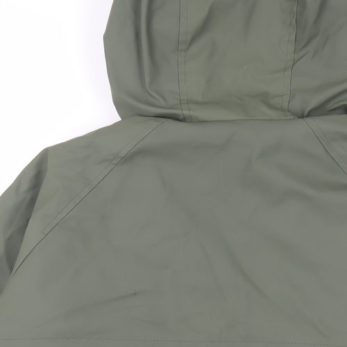 Zara Boys Green Jacket Size 11-12 Years Zip - Hooded