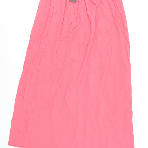 New Look Maternity Womens Pink Viscose Maxi Skirt Size 12 - Elasticated Waist