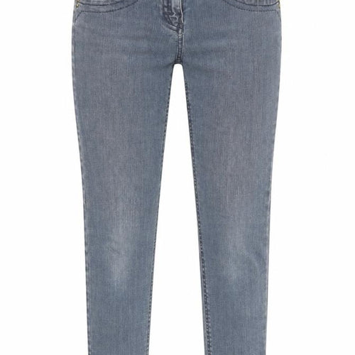 Dorothy Perkins Womens Blue Cotton Skinny Jeans Size 10 L26 in Regular Zip - Short Length