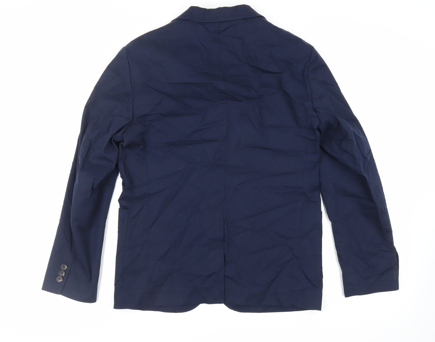 Marks and Spencer Mens Blue Jacket Blazer Size 38 Button