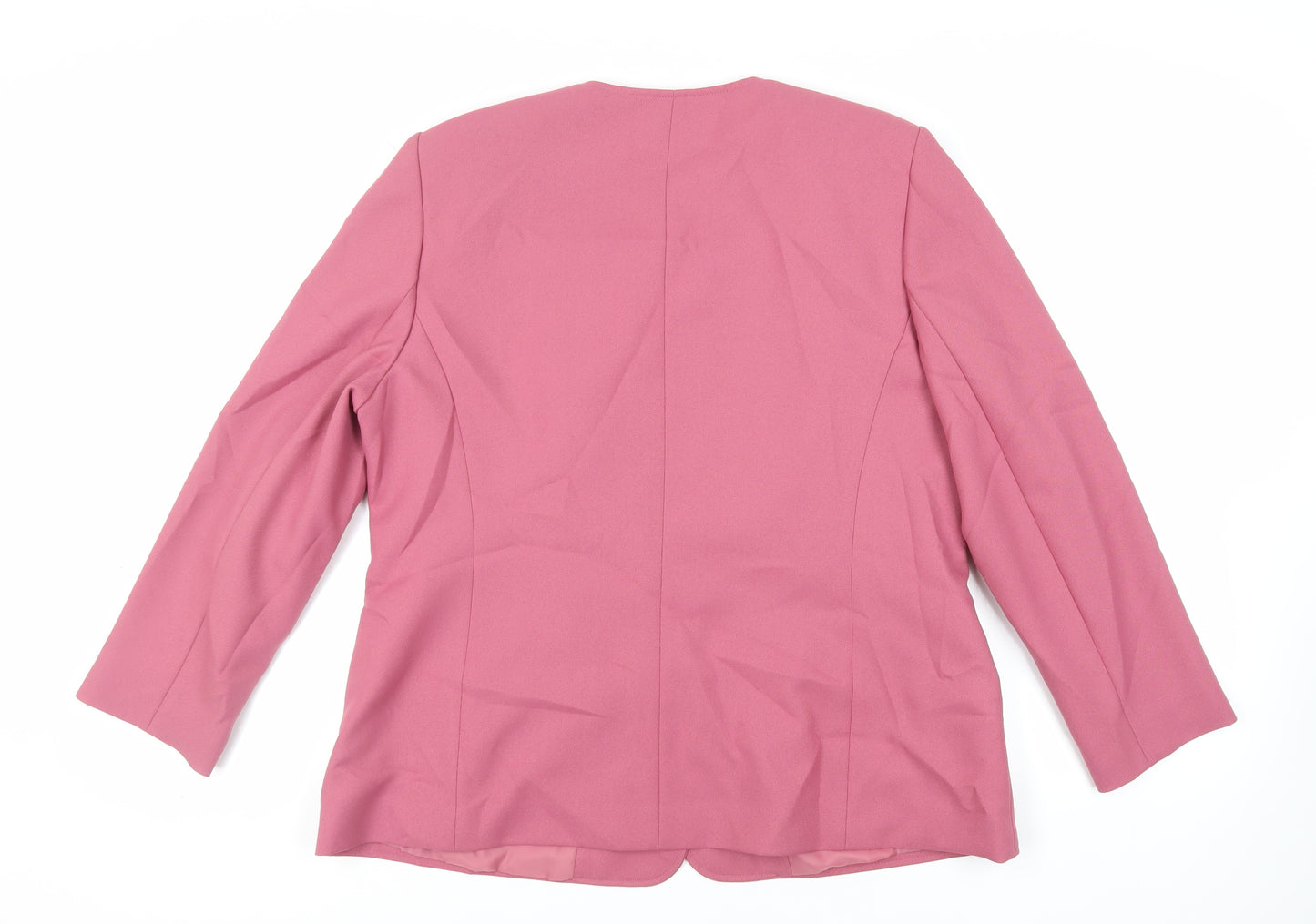 Eastex Womens Pink Jacket Blazer Size 16 Button - Vintage
