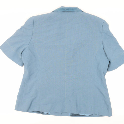 Klass Womens Blue Jacket Blazer Size 20 Button