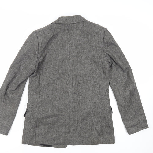 H&M Womens Grey Jacket Blazer Size 10 - Open