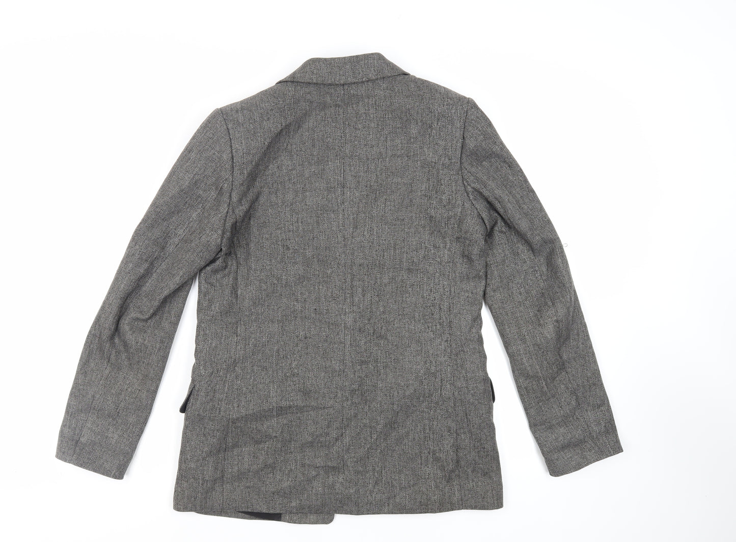 H&M Womens Grey Jacket Blazer Size 10 - Open