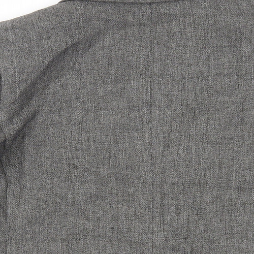 H&M Womens Grey Jacket Blazer Size 10 - Open