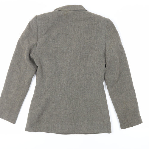 Principles Womens Green Jacket Blazer Size 6 Button