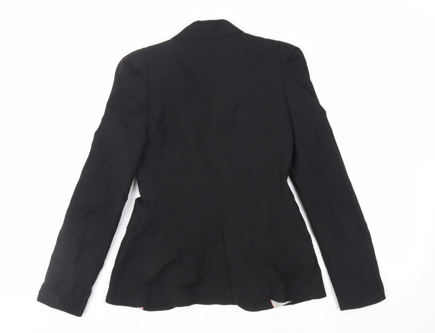 Zara Womens Black Jacket Blazer Size XS Button