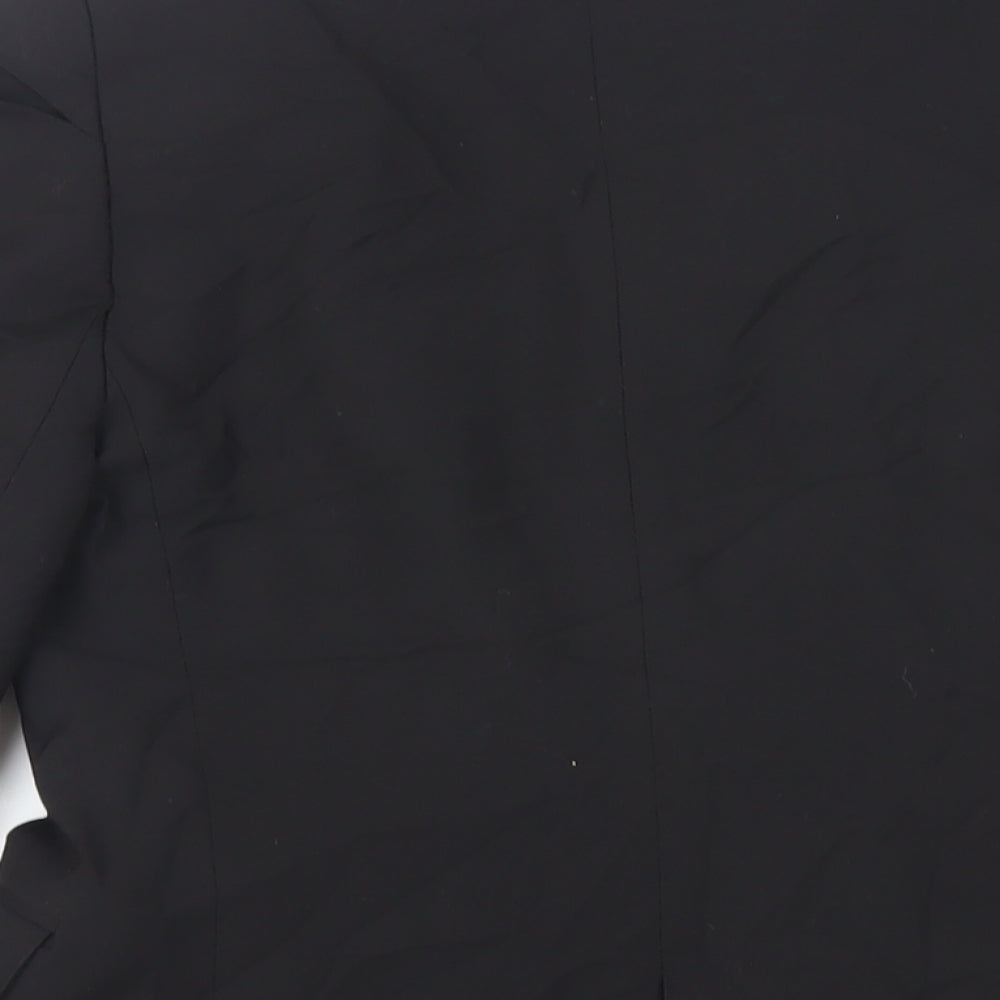 Zara Womens Black Jacket Blazer Size XS Button