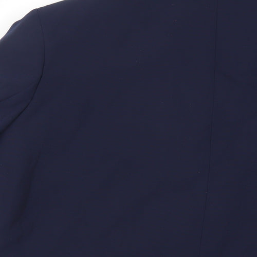 Zara Womens Blue Jacket Blazer Size M Button