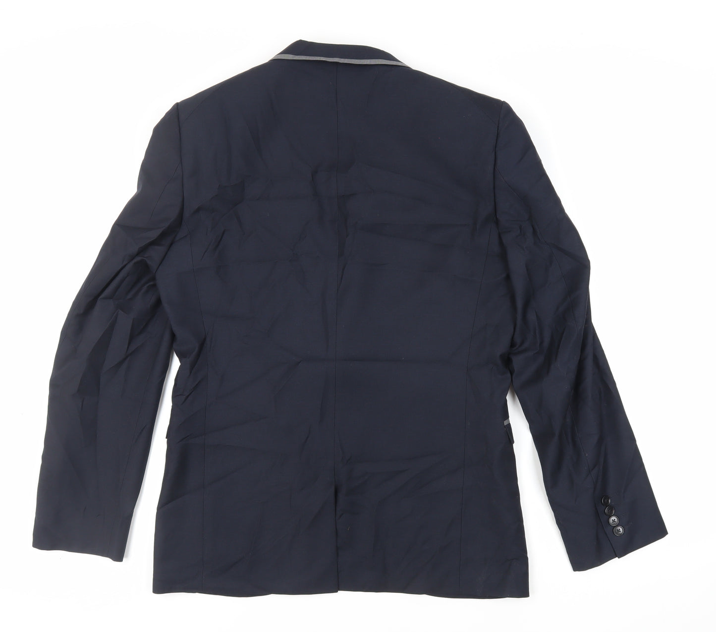NEXT Mens Blue Polyester Jacket Suit Jacket Size 40 Regular