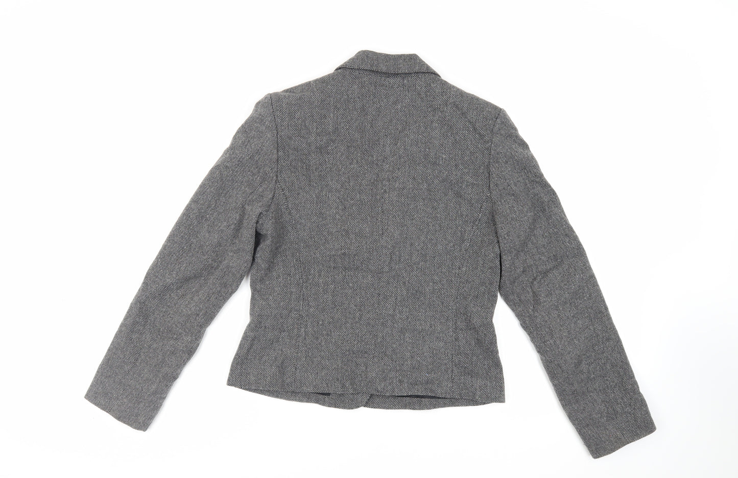 Mexx Womens Grey Jacket Blazer Size 12 Button
