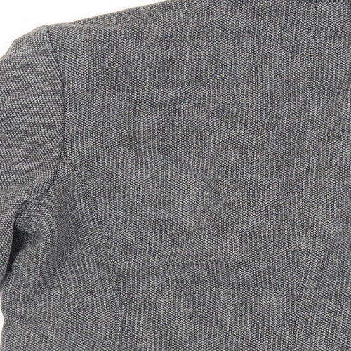 Mexx Womens Grey Jacket Blazer Size 12 Button